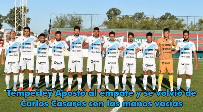 Temperley fue a buscar el empate y se quedó sin nada