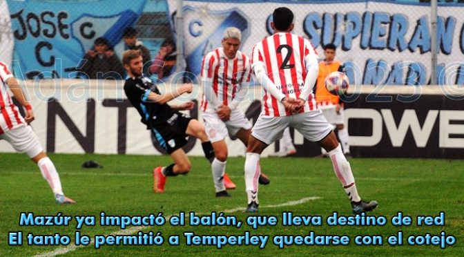Con un golazo de Rodrigo Mazur el Celeste rompió una racha de ocho partidos sin victorias