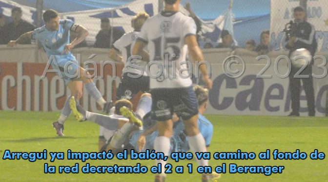 En el «Arco de los Milagros» el Celeste consiguió los tres puntos frente a Alvarado